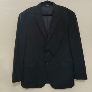 JOS. A. BANK Signature Collection Mens 46R Black Wool Jacket Blazer #638